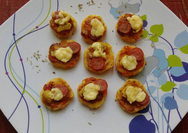 Resep 23. Mini Potato Pizza, Bisa Manjain Lidah