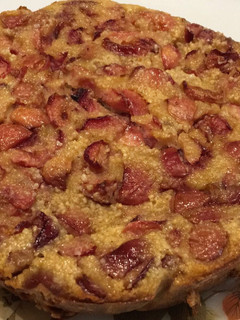 Una foto de Clafoutis de cerezas