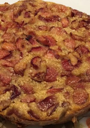 Una foto de Clafoutis de cerezas