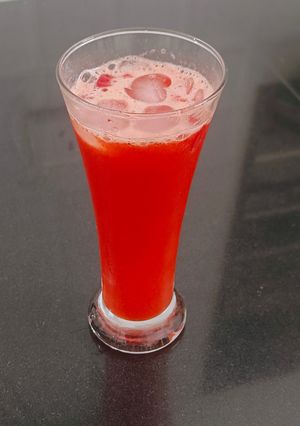 A picture of Strawberry Orange Fanta Mocktail.