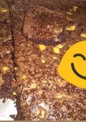 Una foto de Brownie de chocolate