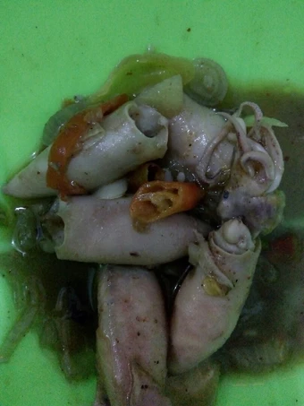 Cara Simple Membuat Resep  Asam manis pedas cumi asin yang Bikin Ngiler, Enak