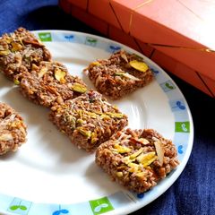 A picture of Paneer barfi.