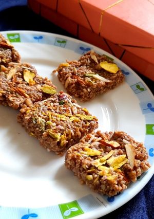 A picture of Paneer barfi.