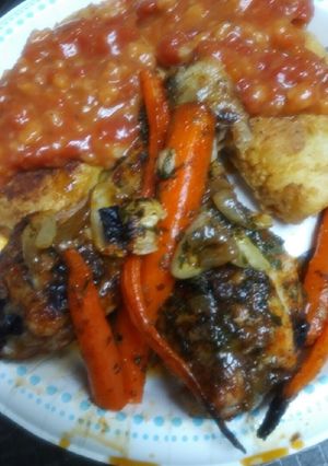 A picture of Roasted Chicken Legs.