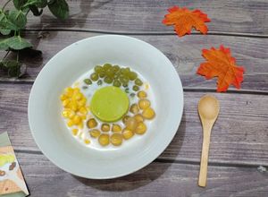 Hình của món Chè bơ - trân châu -ngô ngọt.