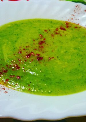 Una foto de Crema de calabacín