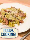 Foglie di Ulivo con Funghi e Salsicce