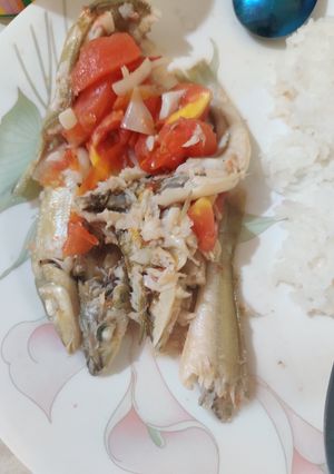 A picture of Pinangat na Isda (Philippine poached fish).