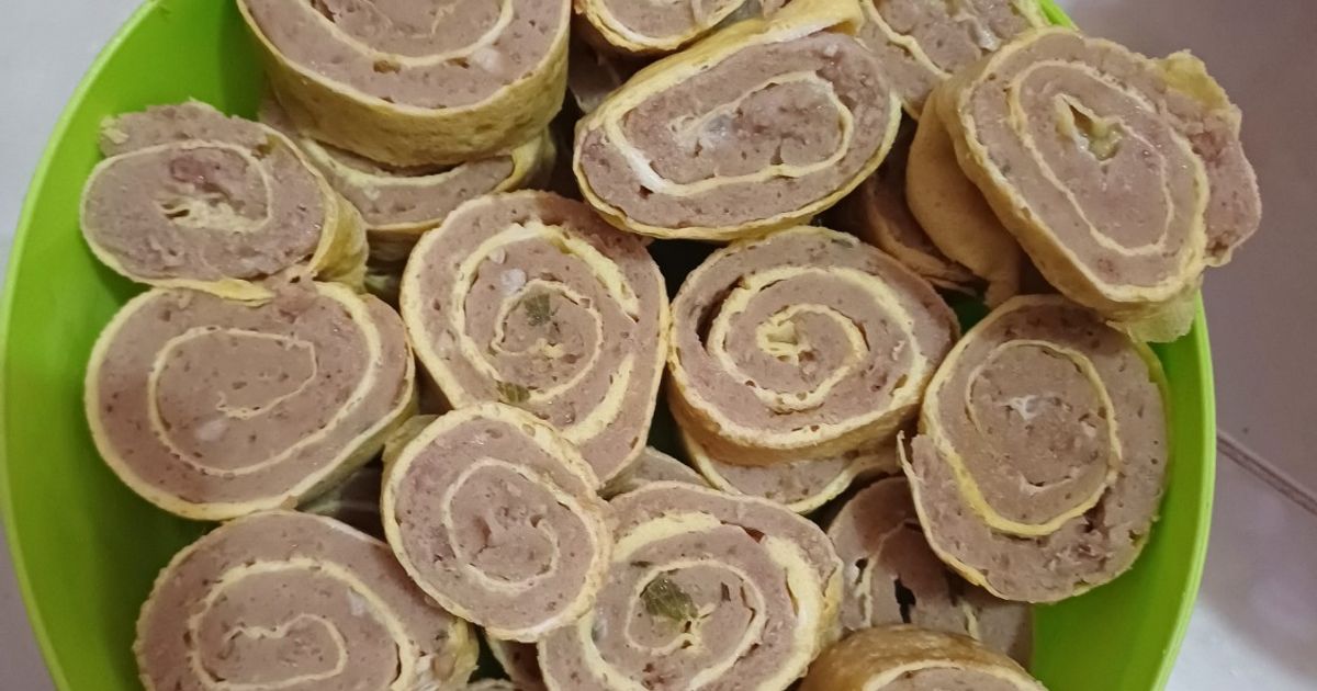 Beef Rollade / Beef Egg Roll / Kornet Sapi Gulung Telur
