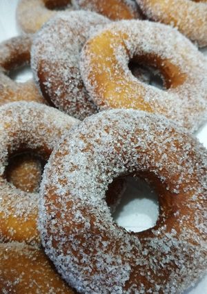 Una foto de Donas azucaradas