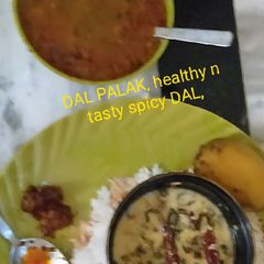 A picture of Healthy protein rich Dal Palak.