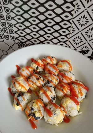 Foto resep Nasi kepal 3bahan