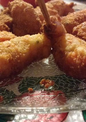 Una foto de Langostinos Empanados o Rebozados