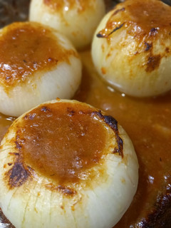 Una foto de Cebollas rellenas de carne