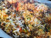 A picture of chicken biryani