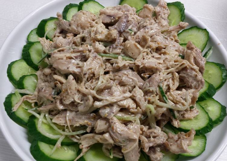 Resep @MANTAP Salad ayam suwir resep masakan rumahan yummy app