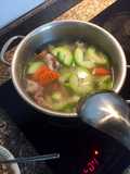 Canh sườn rau quả