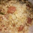 Makaroni telur sosis kornet