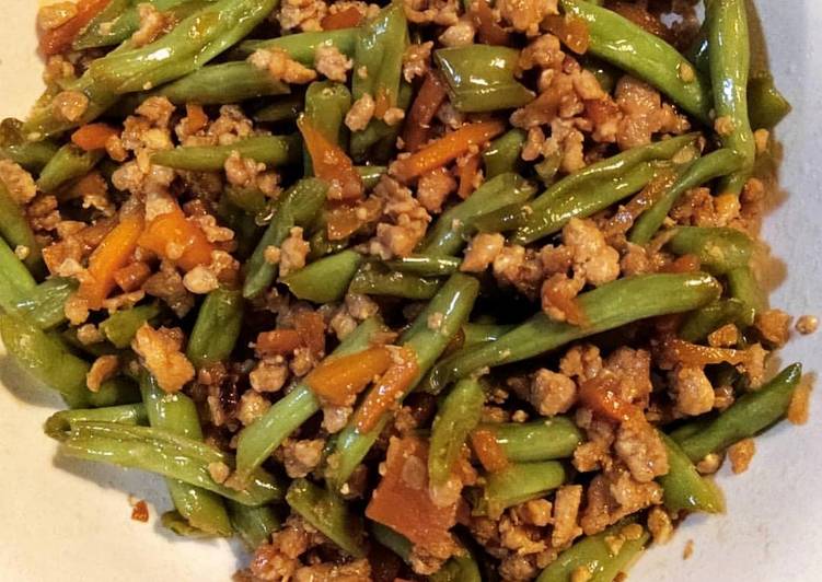 Resep Tumis buncis asik Lezat