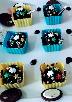 A picture of Oreo laddu.
