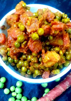 A picture of Potato,Peas & Carrot.
