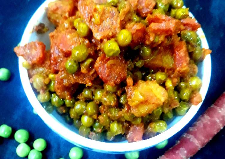 Recipe of Perfect Potato,Peas &amp; Carrot