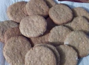 Una foto de Galletitas de avena y miel