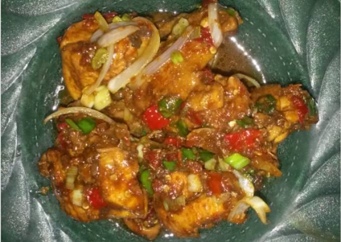 Ayam kecap pedas (mudah dan pasti berhasil)