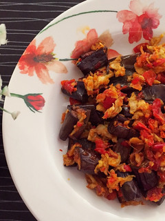 Foto resep Terong Cabe Orak Arik Telor