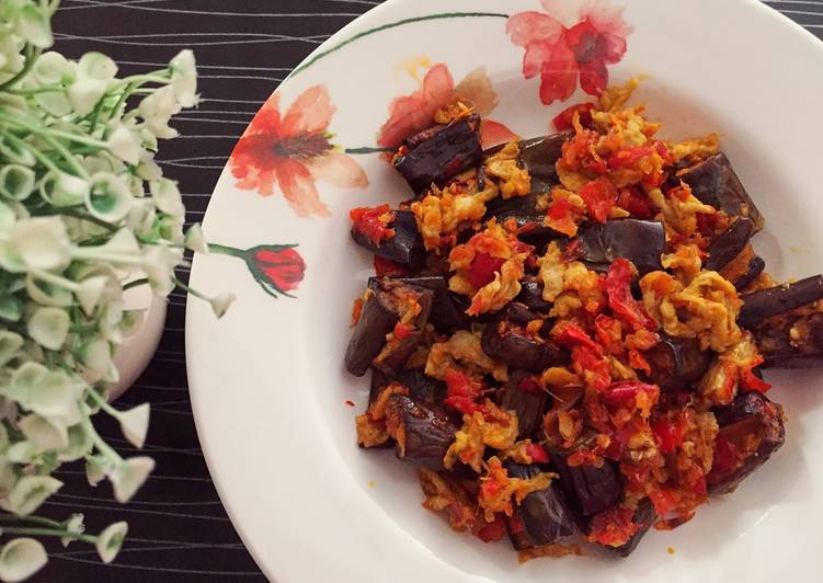 Resep Terong Cabe  Orak  Arik  Telor  oleh Irene Cookpad