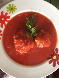 Paradicsomos húsgombóc recept fotója