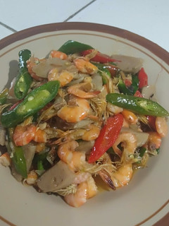 Foto resep Tumis udang bakso