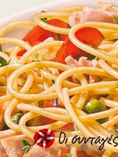 Φωτογραφία της συνταγής Barilla Spaghettini ολικής άλεσης με τόνο και τομάτα