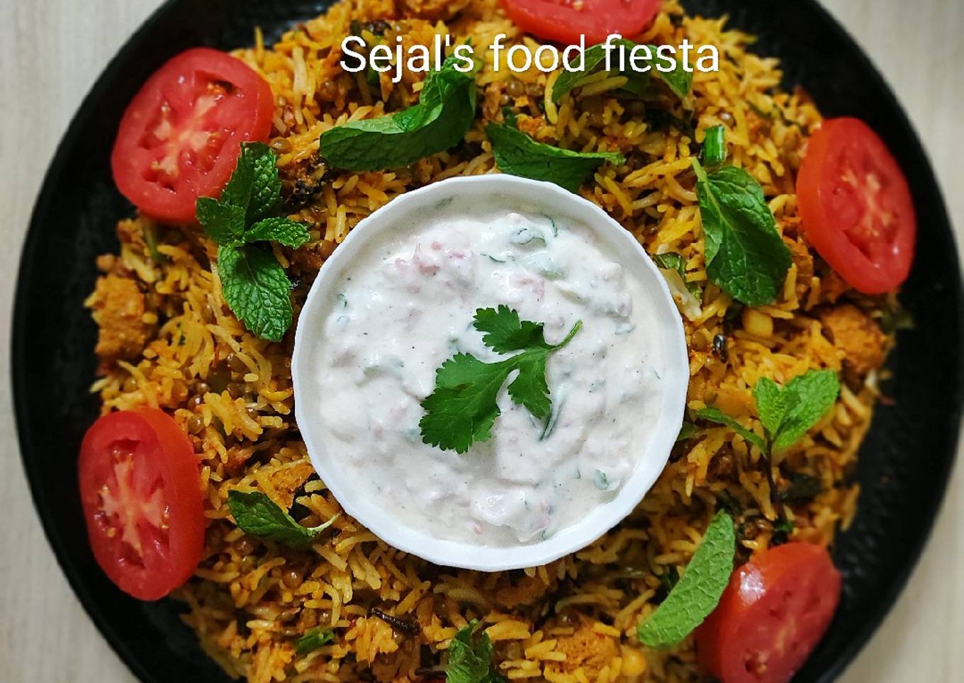 Soya masoor Biryani #boxweek5