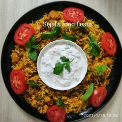Soya masoor Biryani #boxweek5 A picture of Soya masoor Biryani #boxweek5.