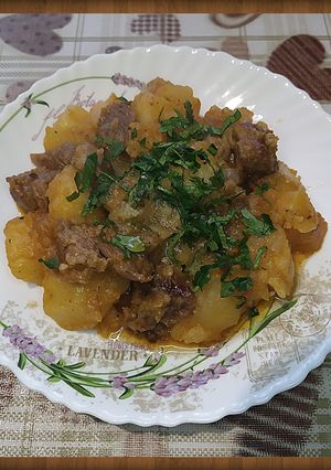 Фото Жаркое из картофеля и мяса.
