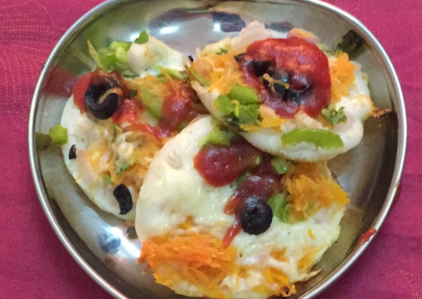 Simple Way to Make Super Quick Homemade Veggie Pizza PanCake