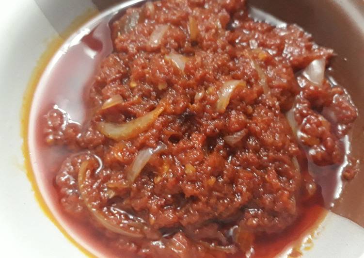Simple Way to Make Favorite Palmoil stew Cooking Basics for Newbies
