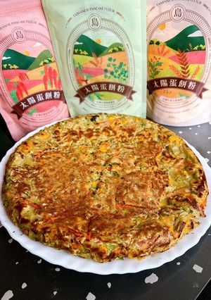 玉米蔬菜煎餅 的食譜成品照片