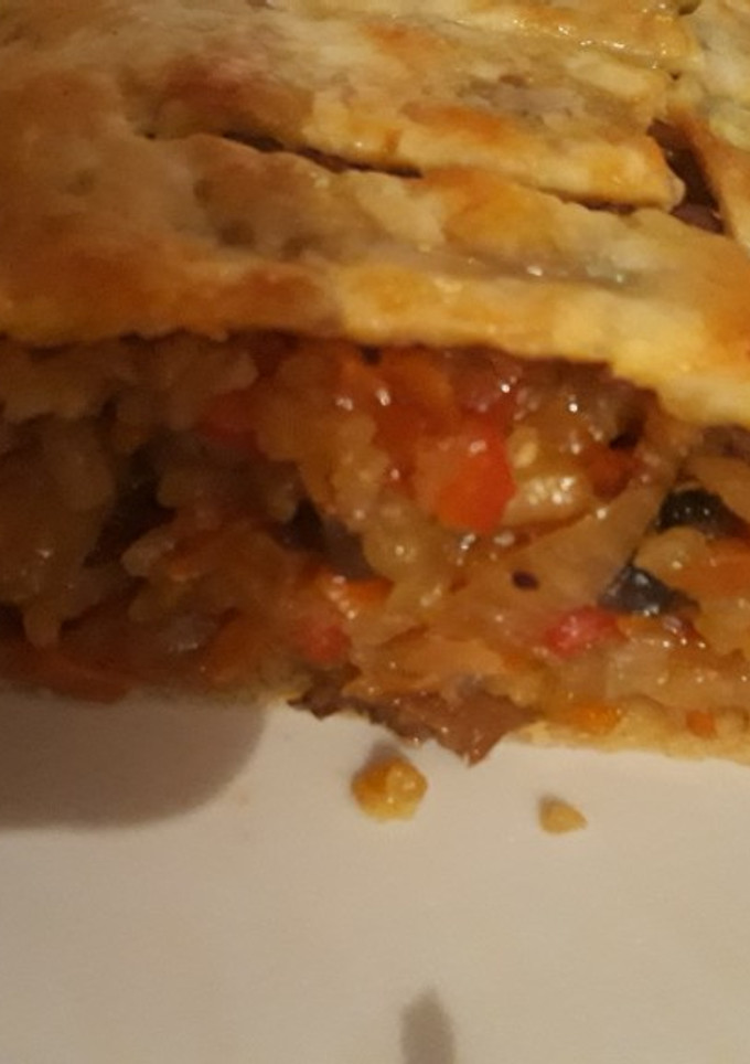 Una foto de Hojaldre relleno