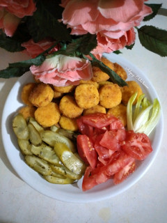 عکسی از دستور ناگت مرغ
