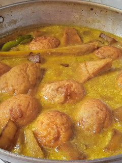 Foto resep Telur Kentang Tahu Kuah Opor Desaku
