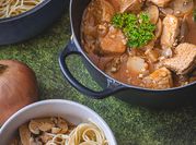 Une photo de veau marengo