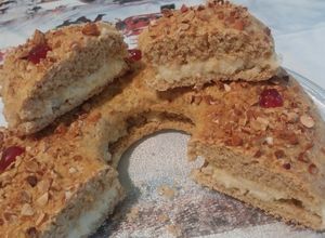 Una foto de Rosca de Reyes Integral, de Almendras, sin Azúcar (apta diabéticos)