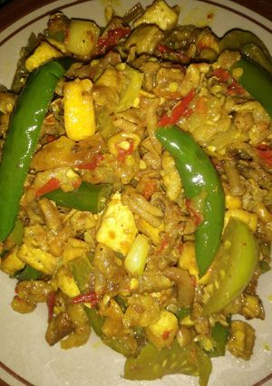 Foto resep Oseng usus tahu endezzz