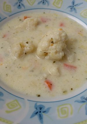 Karfiolleves (vegán) recept fotója