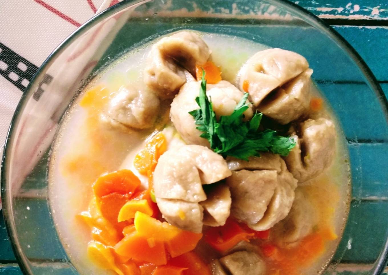 Sop Bakso Kaldu Ayam