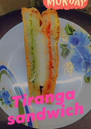 A picture of Tiranga Sandwich.