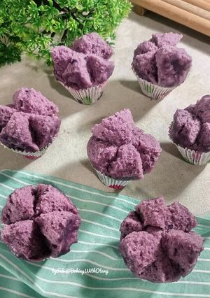 Foto resep Bolu Kukus Ubi Ungu (Sourdough)